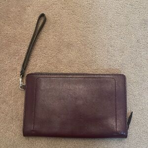 Dark Burgundy/Garnet Clutch